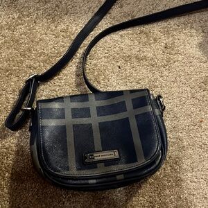 Tommy Hilfiger Black and Gray Crossbody Bag